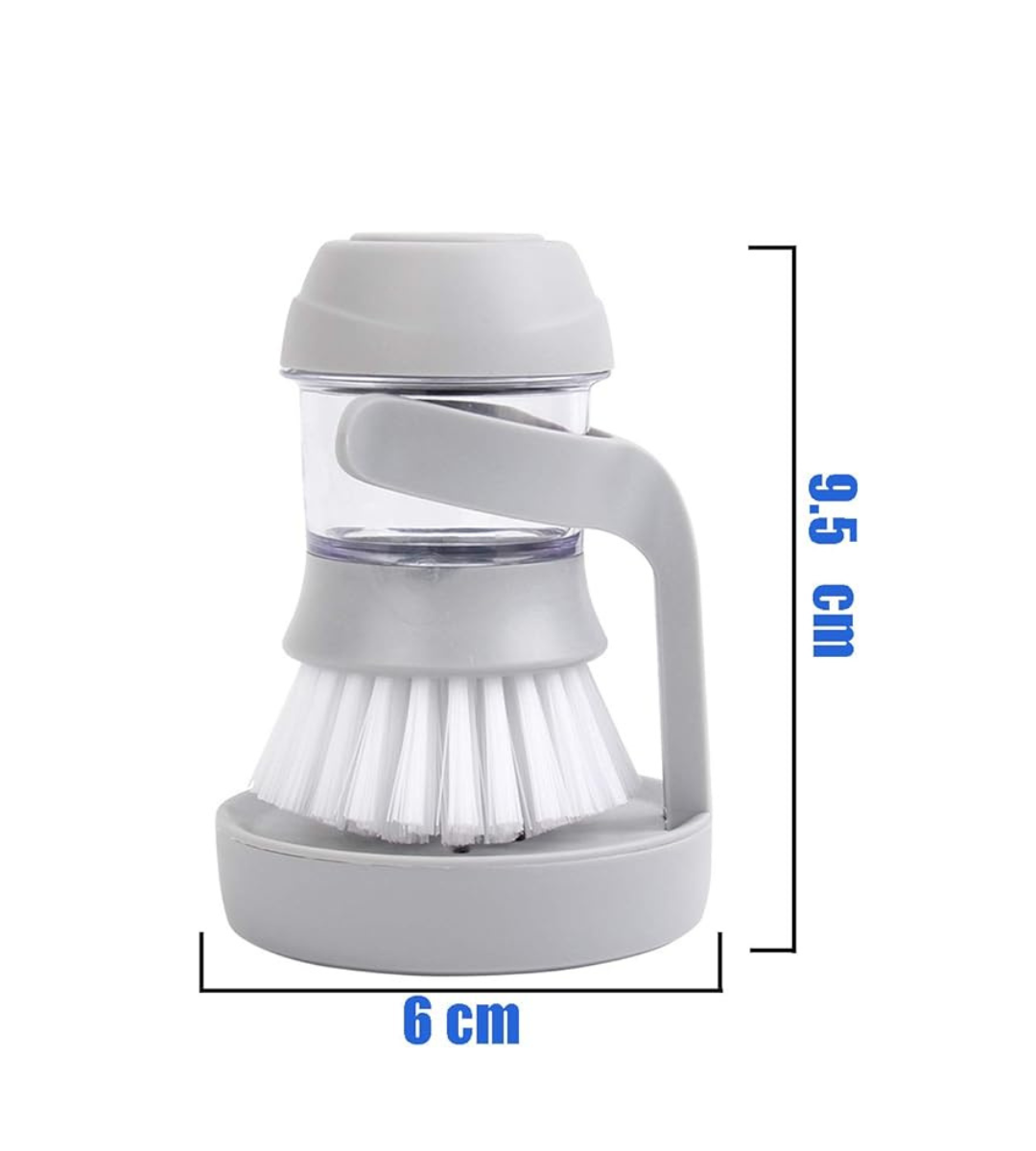 2-in-1 Pot & Dish Cleaning Brush with Soap Dispenser