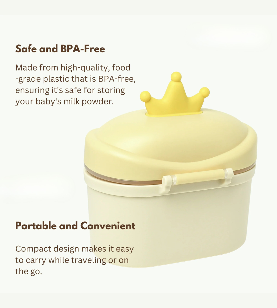 Leak-Proof Food Container with Removable Spoon