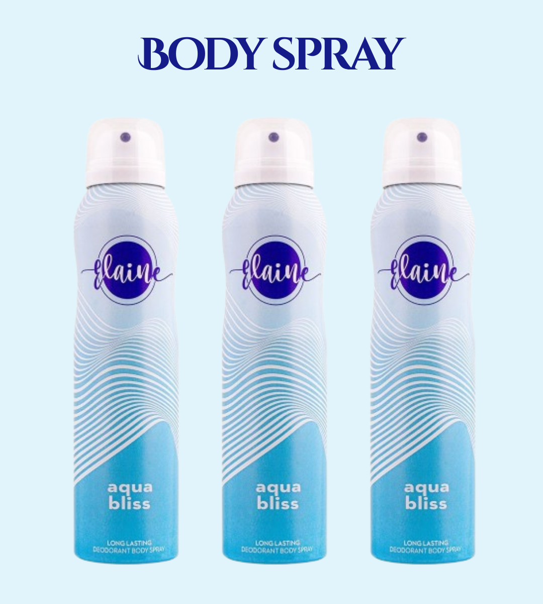 Elaine Aqua Bliss Long-Lasting Deodorant Body Spray
