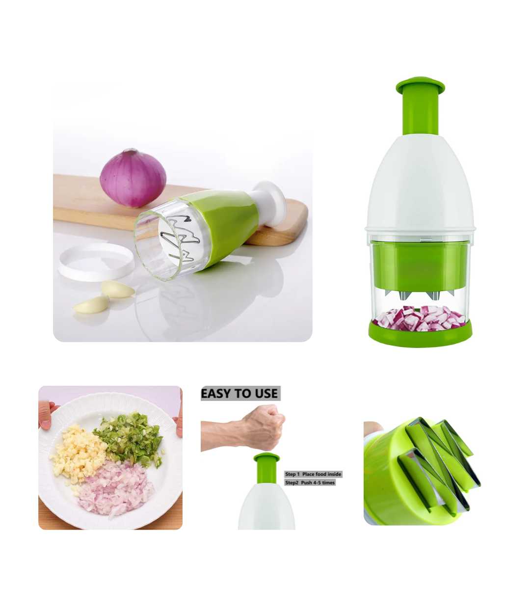 Slap Press Manual Food Chopper