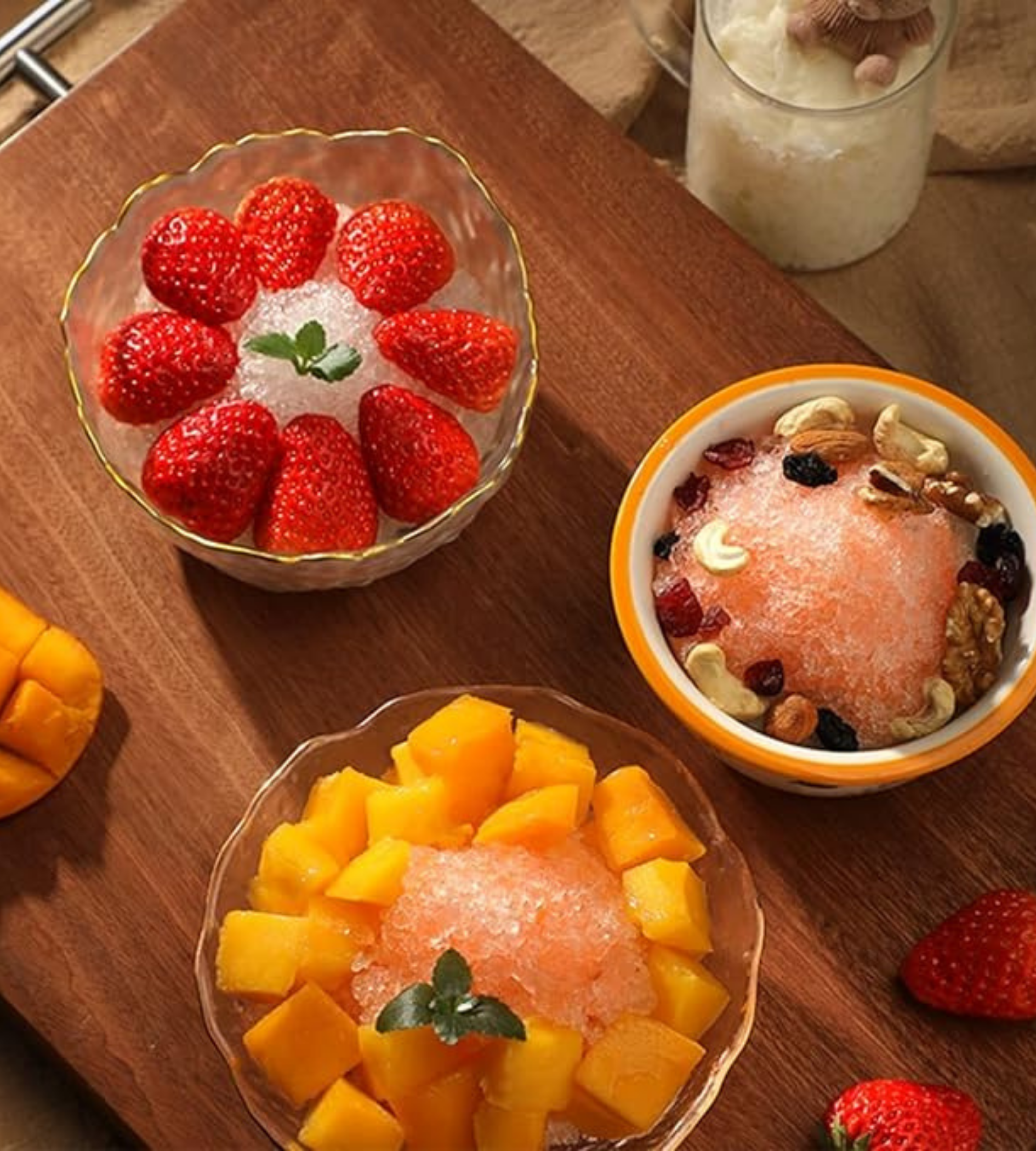 Manual Ice Shaver & Snow Cone Maker Machine