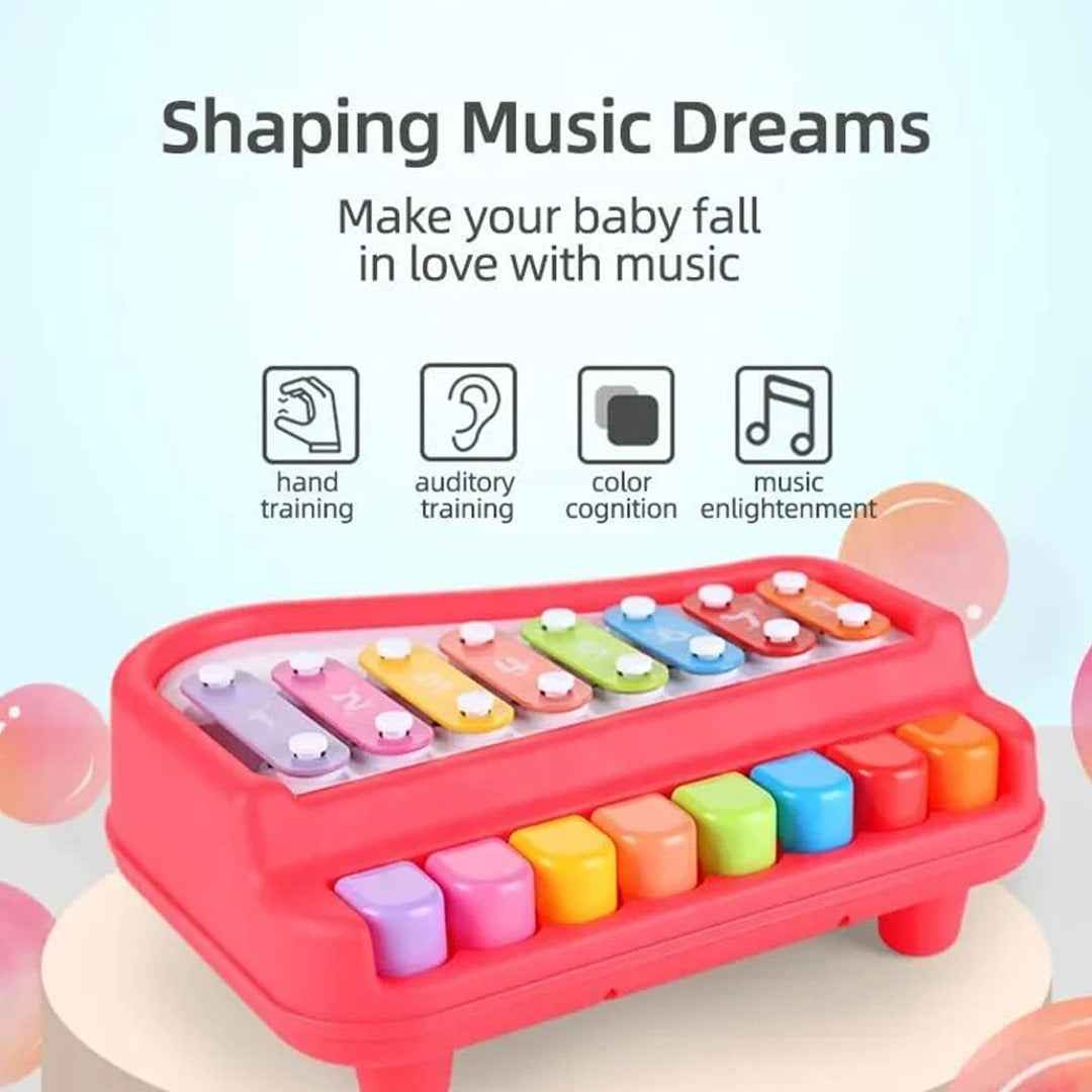 2-in-1 Baby Piano Xylophone Musical Toy