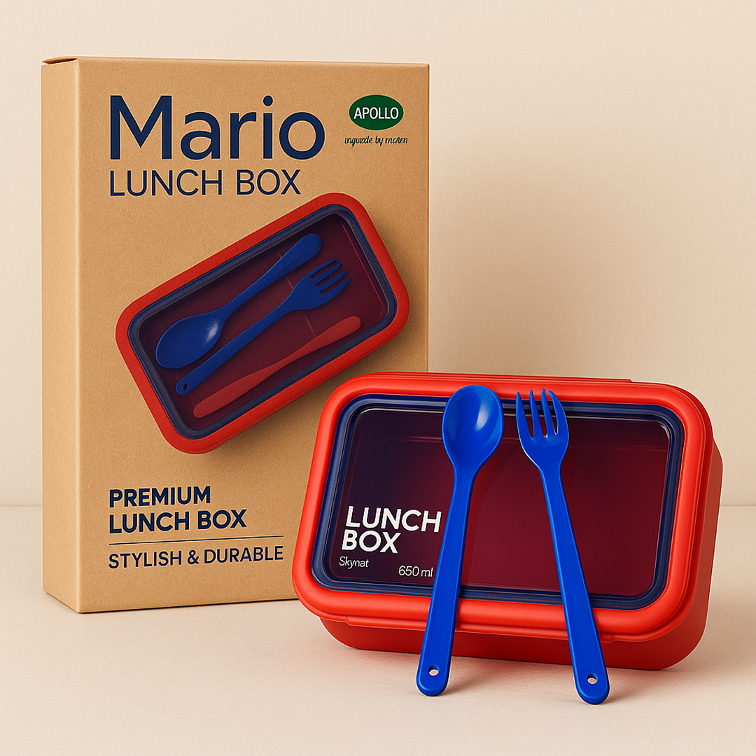 Mario Premium Leak-Proof Lunch Box (650ml)