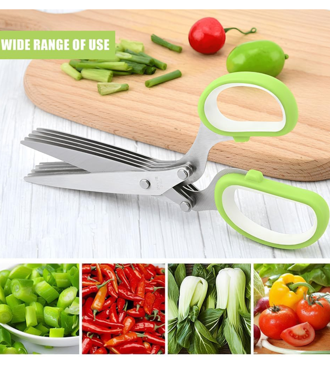 5-Blade Multi-Cut Kitchen Scissors