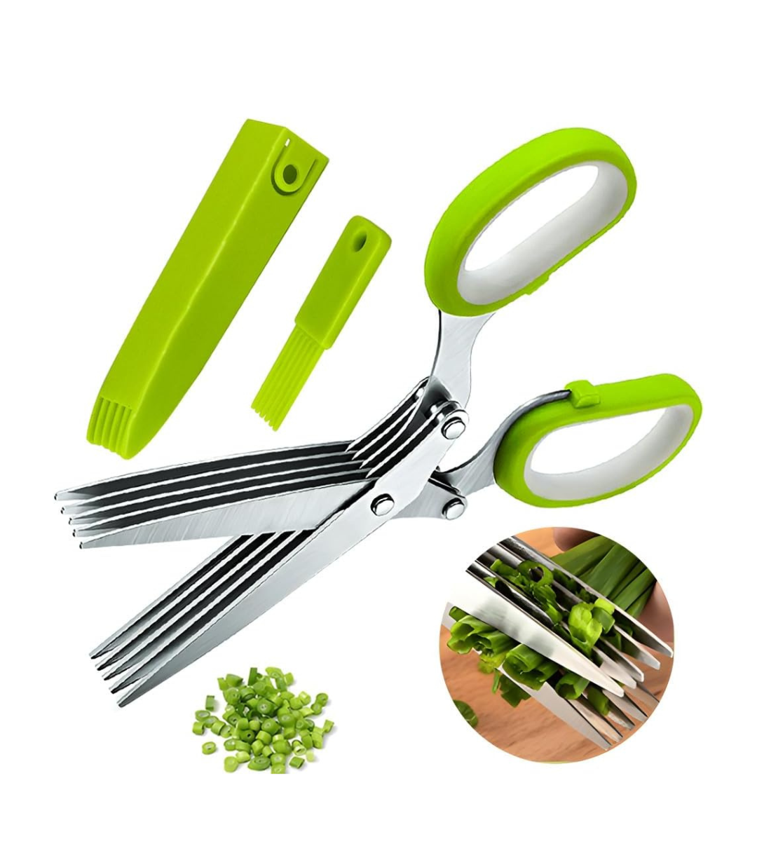 5-Blade Multi-Cut Kitchen Scissors