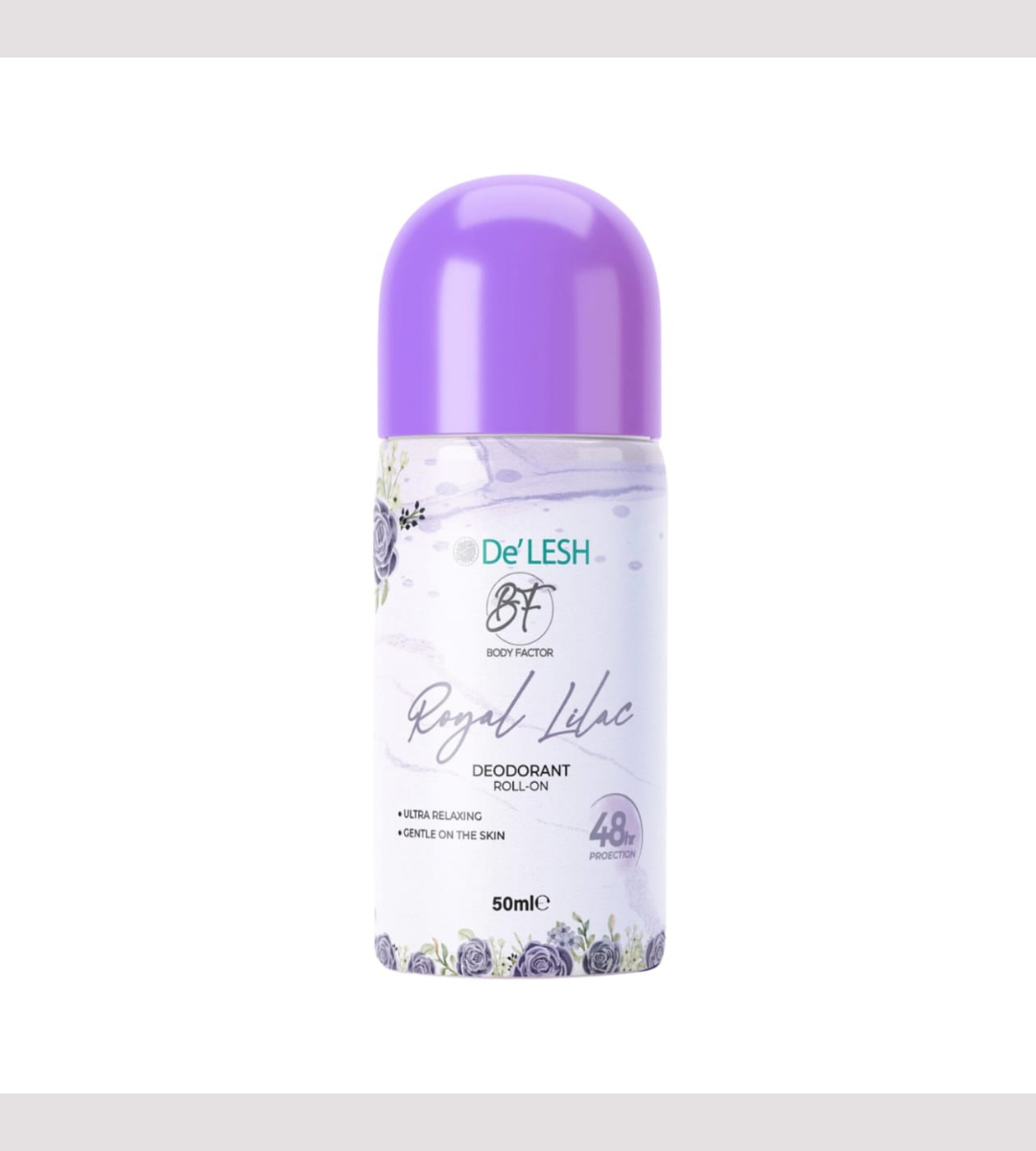 De'LESH Body Factor Royal Lilac Deodorant Roll-On (50ml)
