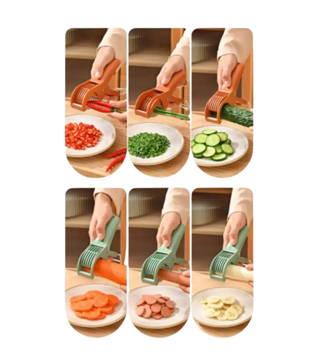 5-Blade Round Vegetable Cutter & Peeler