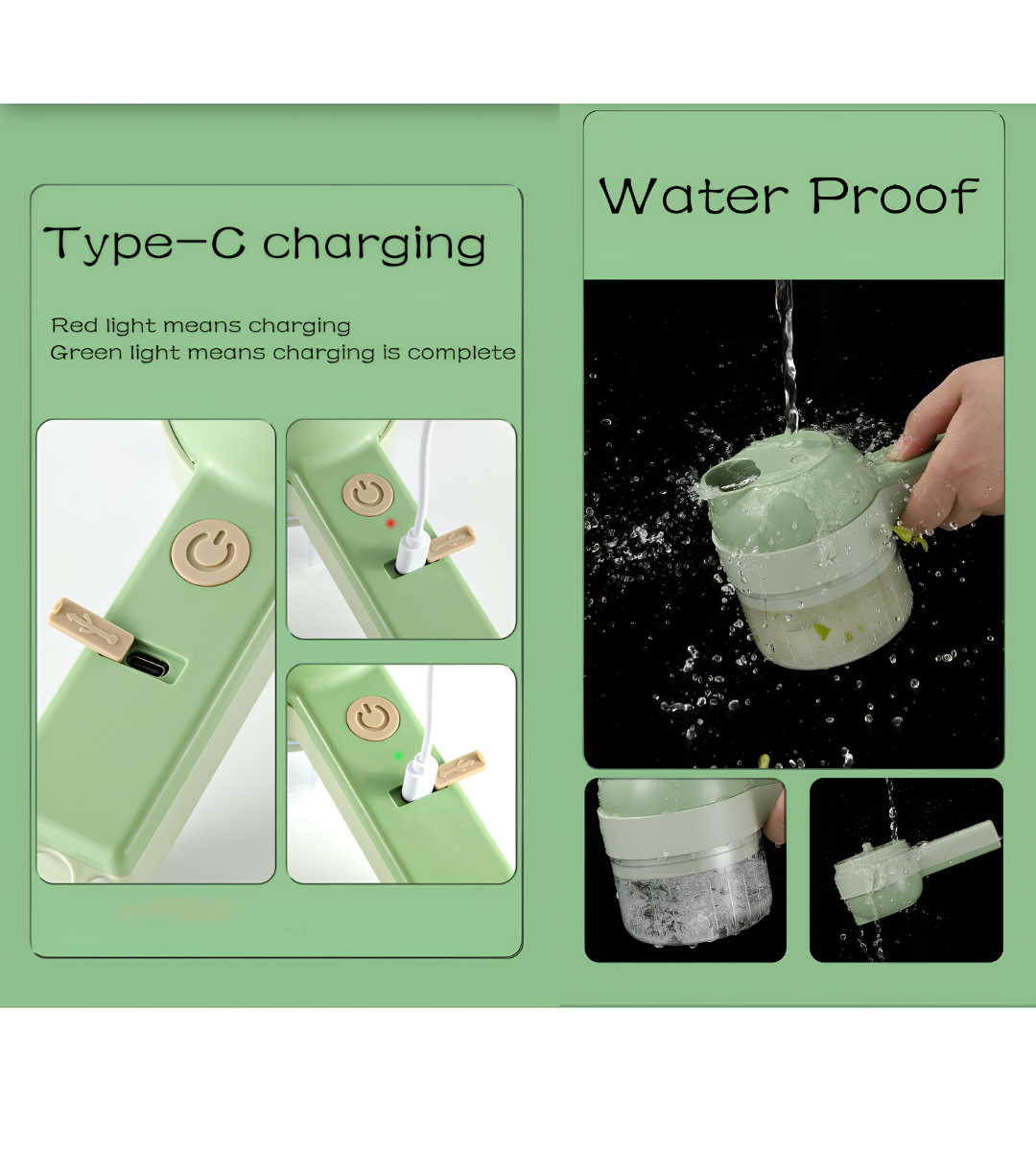 4-in-1 Rechargeable Electric Food Prep Tool