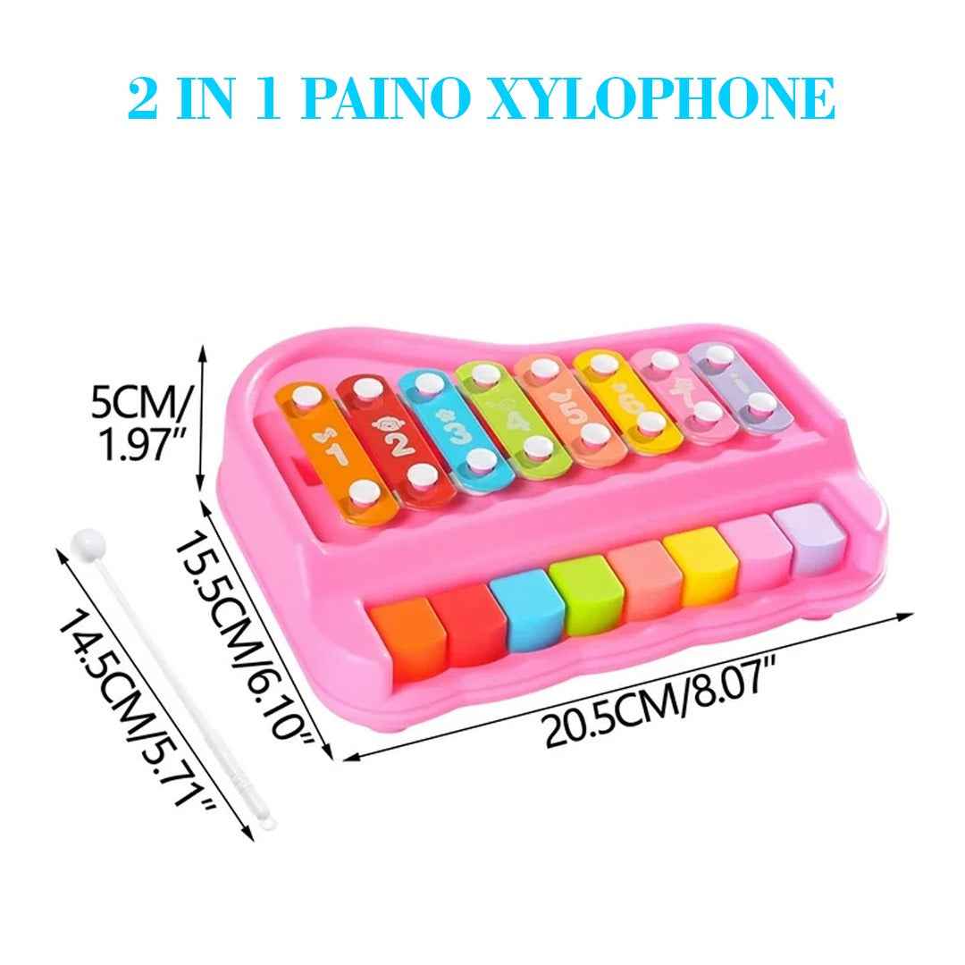 2-in-1 Baby Piano Xylophone Musical Toy