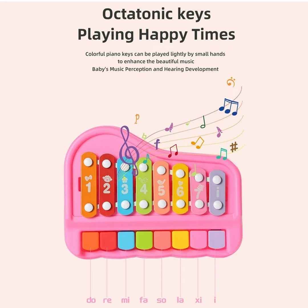 2-in-1 Baby Piano Xylophone Musical Toy