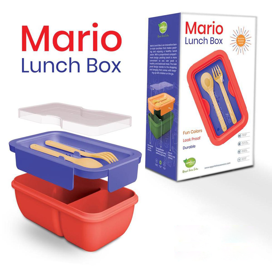 Mario Premium Leak-Proof Lunch Box (650ml)